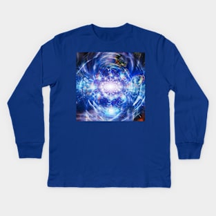 Universes inside glass spheres Kids Long Sleeve T-Shirt